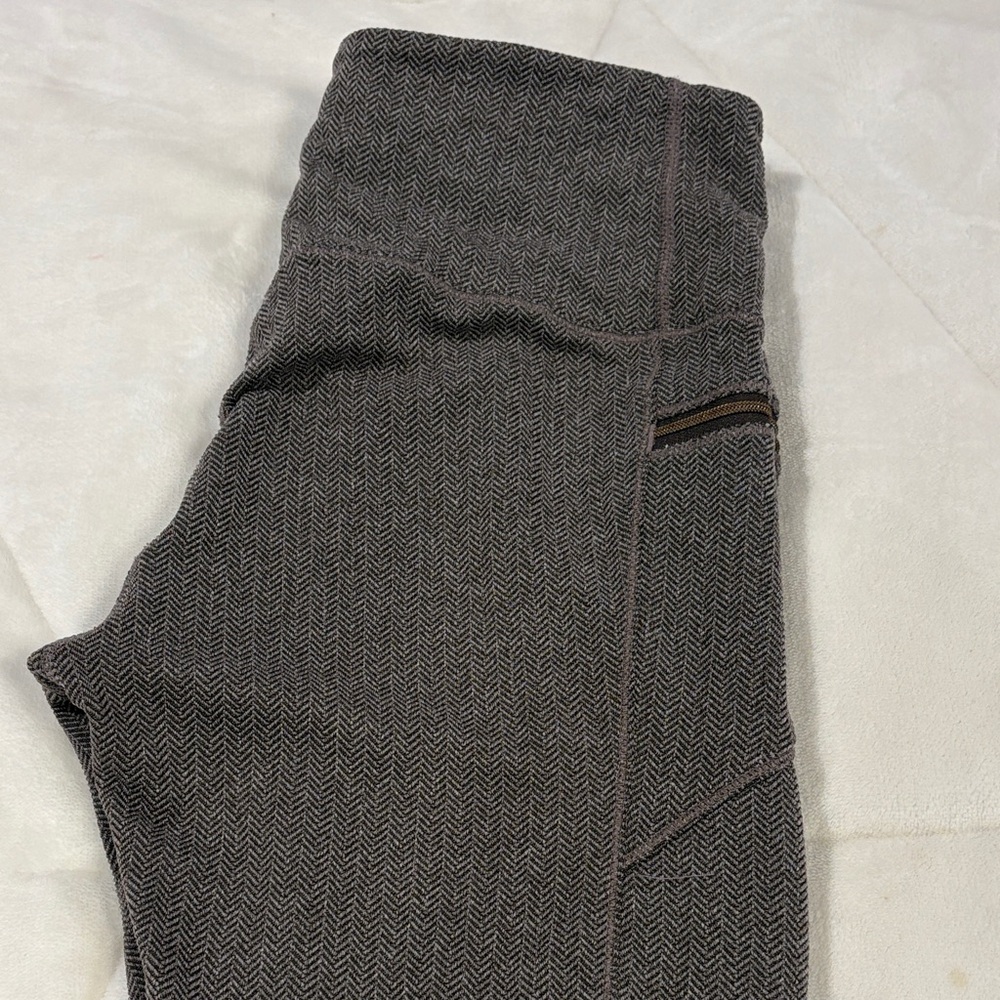 Athleta Brown Herringbone Leggings